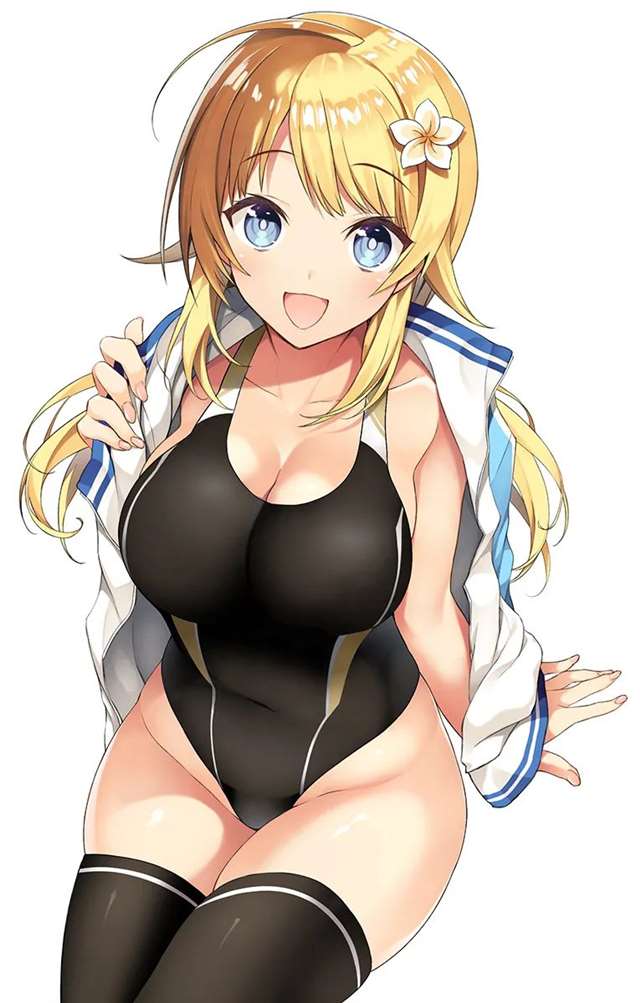 动漫泳装壁纸 连体、分体、比基尼，你喜欢的是哪一种呢