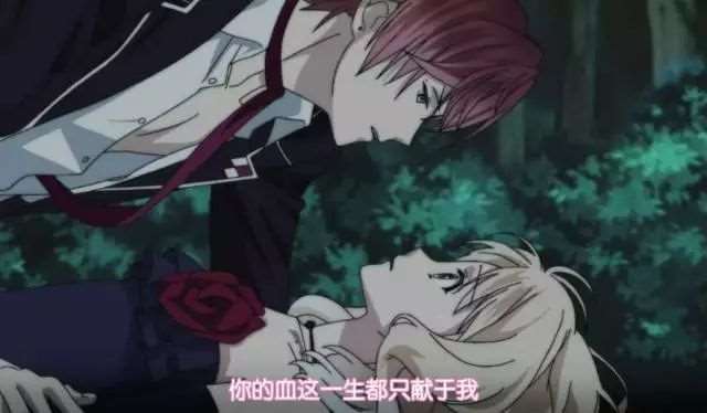 《魔鬼恋人》吸血鬼美男们吸食女主血液时的羞耻小画面