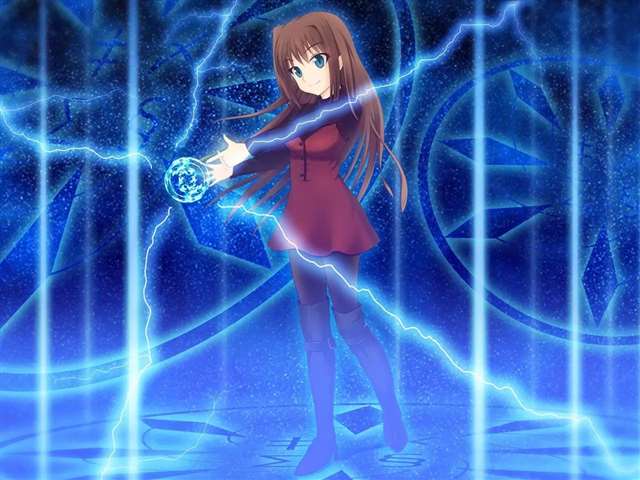 动漫精美插画君の壁紙は.苍崎青子∽魔法使之夜