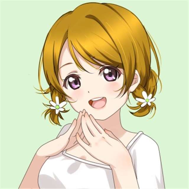 头像 麻花辫 小泉花阳 love live! 清纯 可爱