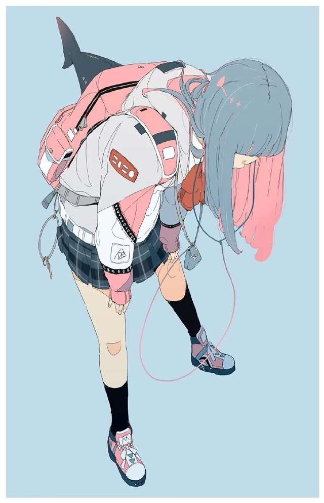 插画师DaisukeRichard少女人物插画 ​