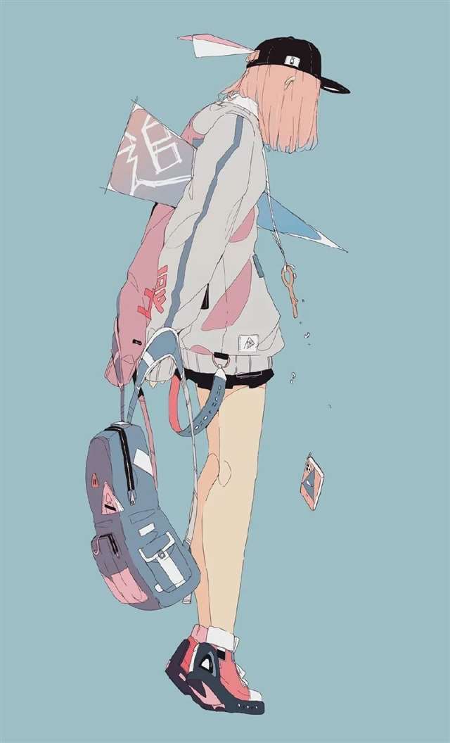 插画师DaisukeRichard少女人物插画 ​