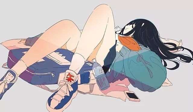 日本插画师Daisuke Richard白日梦少女的日常插画！