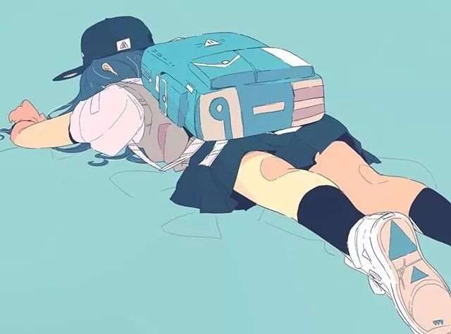 日本插画师Daisuke Richard白日梦少女的日常插画！