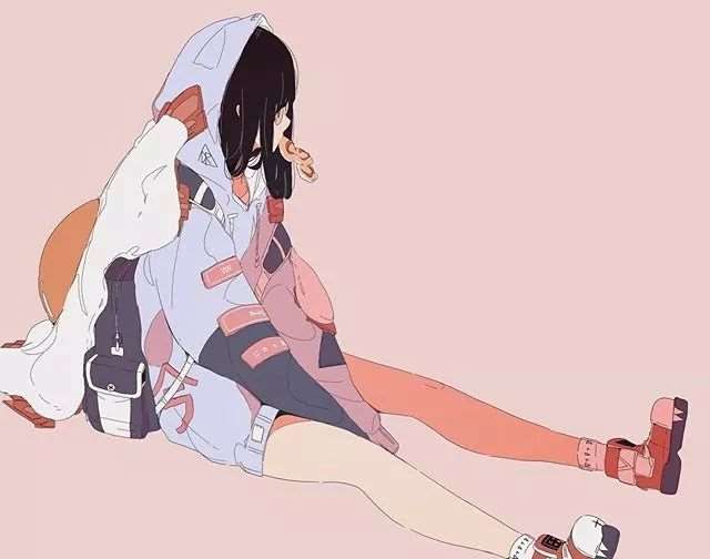 日本插画师Daisuke Richard白日梦少女的日常插画！