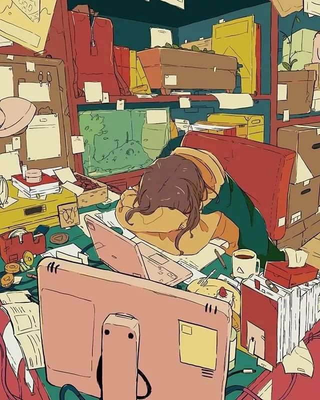 日本插画师Daisuke Richard白日梦少女的日常插画！