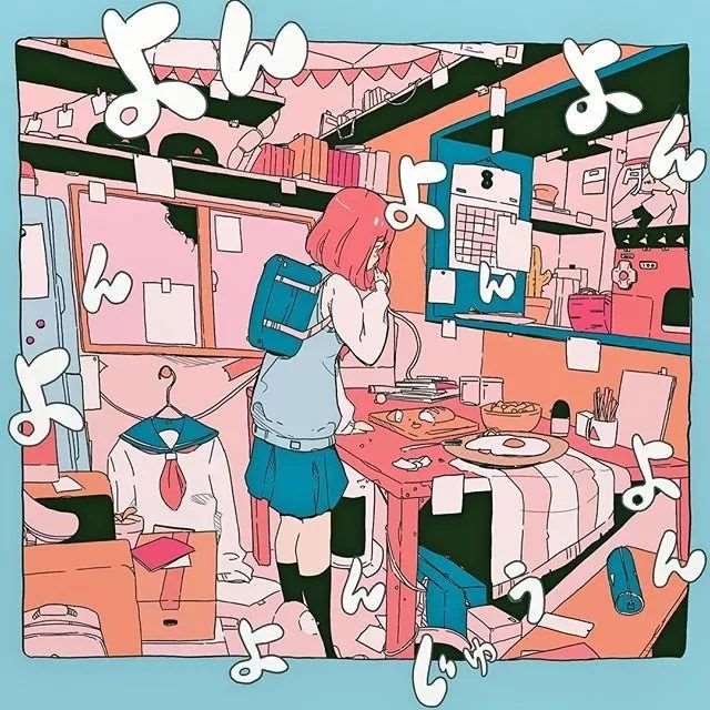 日本插画师Daisuke Richard白日梦少女的日常插画！