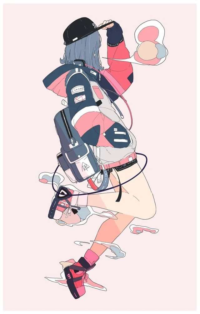 日本插画师Daisuke Richard白日梦少女的日常插画！