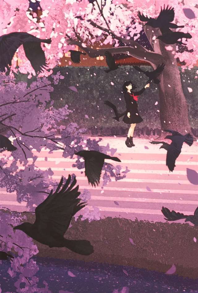 40个JK日本女高中生插图，一起看看不同画师笔下的JK小姐姐吧