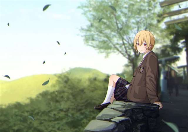 40个JK日本女高中生插图，一起看看不同画师笔下的JK小姐姐吧