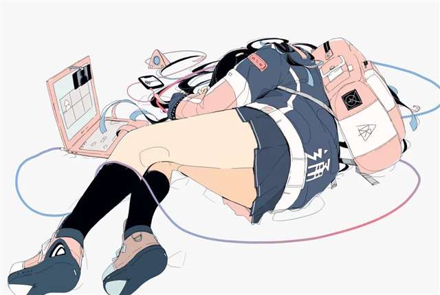 40个JK日本女高中生插图，一起看看不同画师笔下的JK小姐姐吧