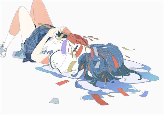 40个JK日本女高中生插图，一起看看不同画师笔下的JK小姐姐吧