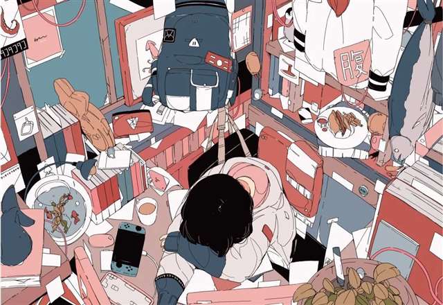 40个JK日本女高中生插图，一起看看不同画师笔下的JK小姐姐吧