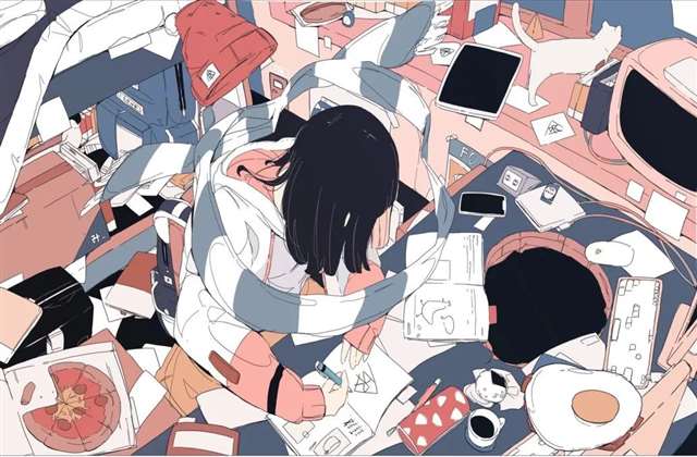 40个JK日本女高中生插图，一起看看不同画师笔下的JK小姐姐吧