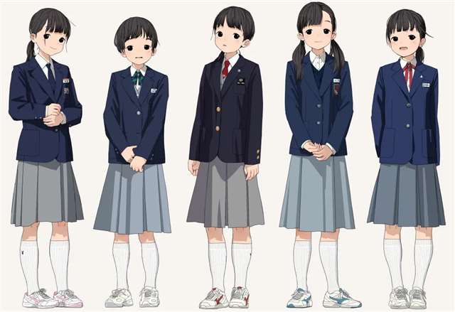 40个JK日本女高中生插图，一起看看不同画师笔下的JK小姐姐吧