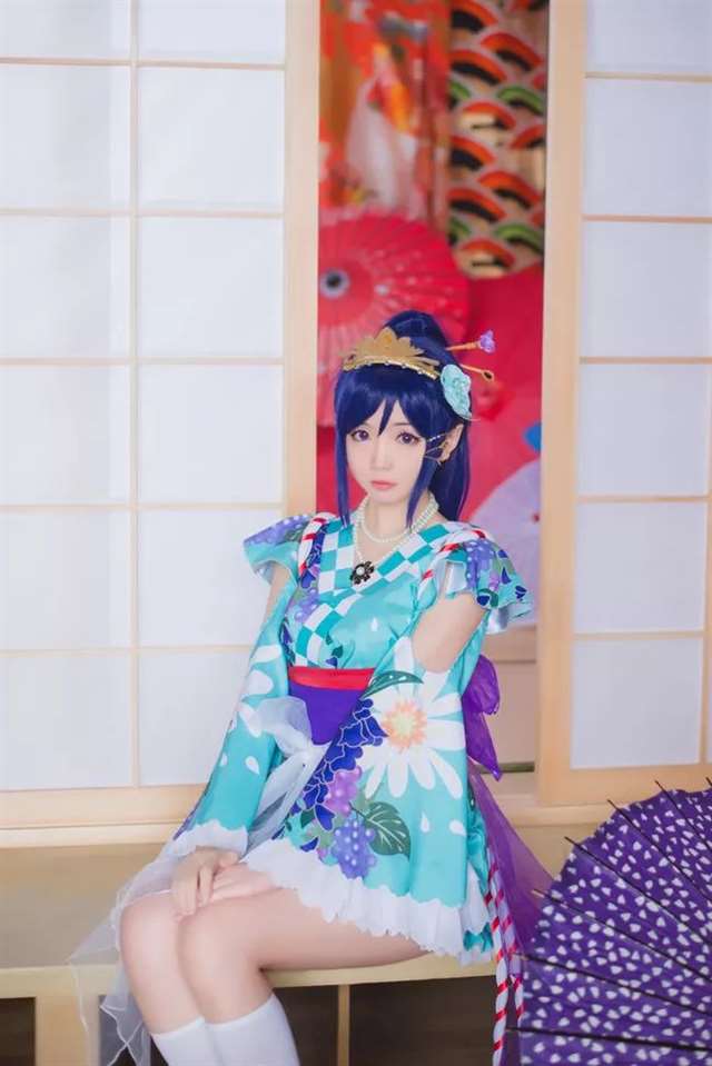 松浦果南LL和风cos别样的性感！