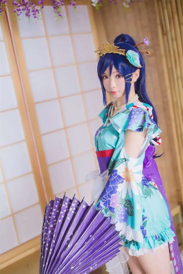 松浦果南LL和风cos别样的性感！
