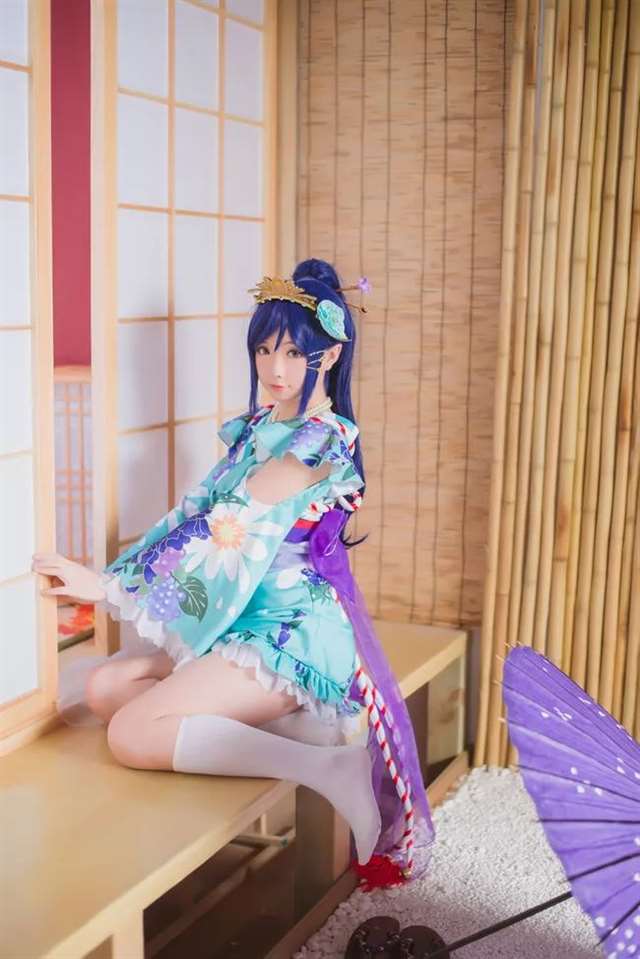 松浦果南LL和风cos别样的性感！