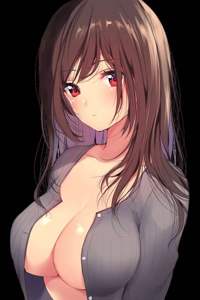 令人移不开目光的乳沟的插画作品“魅惑的乳沟（魅惑の谷間）”