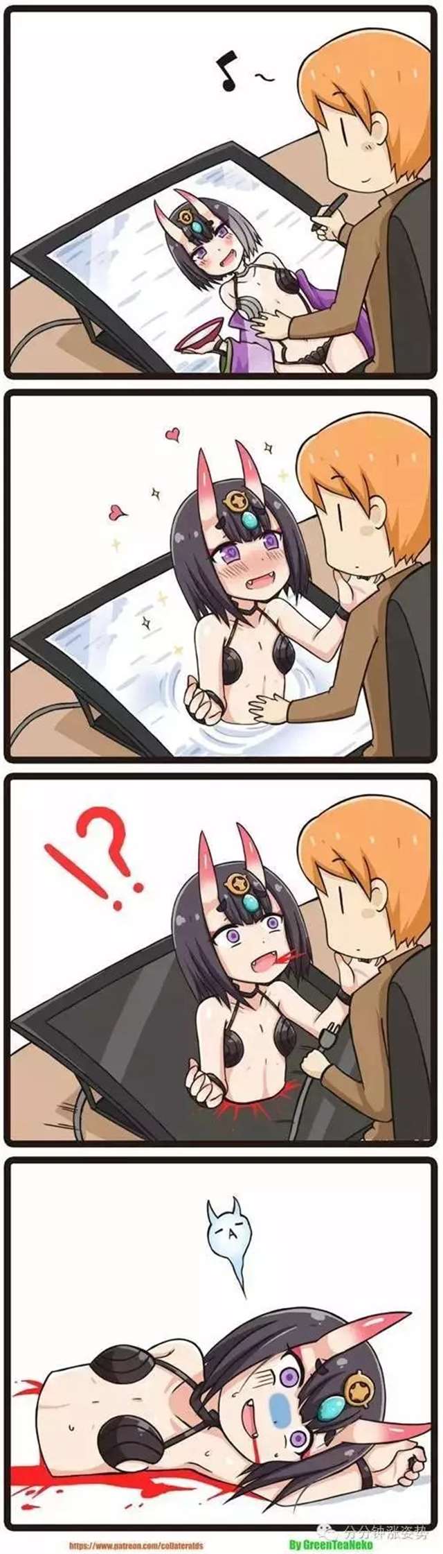 GreenTeaNeko系列污漫画18岁以下儿童请在父母陪同下观看