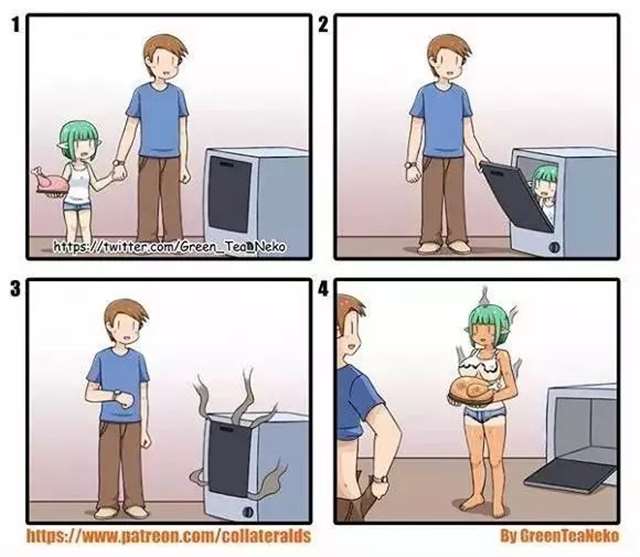 master黑白四格漫画忌重口味者谨慎观看！