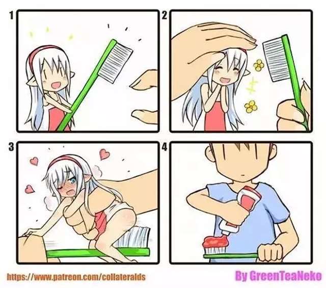 master黑白四格漫画忌重口味者谨慎观看！