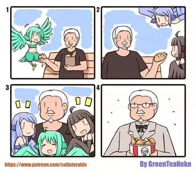 master黑白四格漫画忌重口味者谨慎观看！