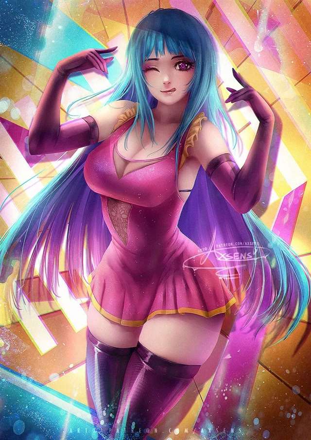 西班牙插画大师Axsens梦幻女孩人物插画作品