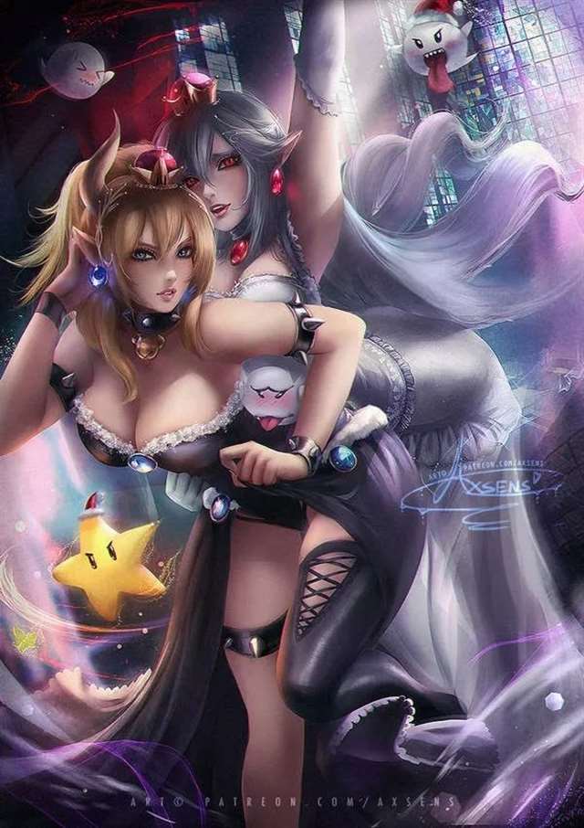 西班牙插画大师Axsens梦幻女孩人物插画作品