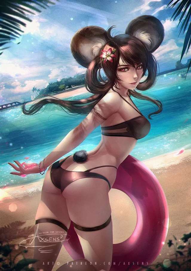 西班牙插画大师Axsens梦幻女孩人物插画作品