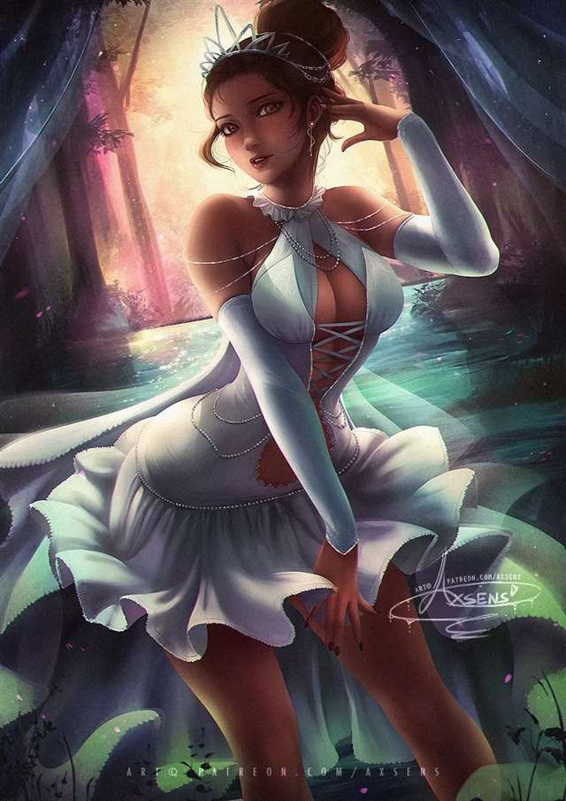 西班牙插画大师Axsens梦幻女孩人物插画作品