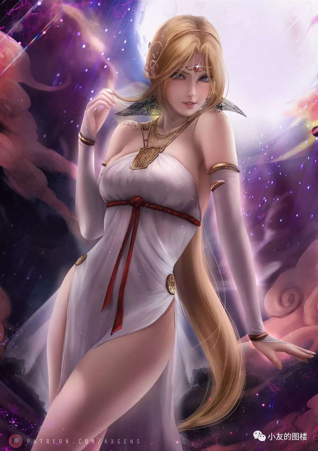 西班牙画师Axsens美女人物同人/原画欣赏