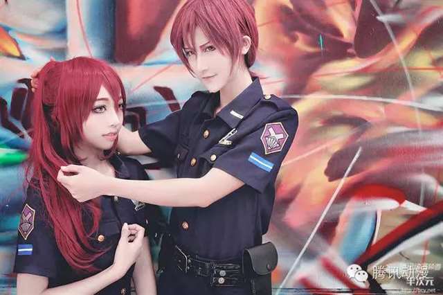 《free 男子游泳部》松冈凛与松冈江兄妹的COS
