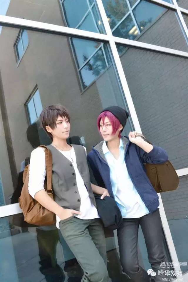 基情四射!《free!》山崎宗&松冈凛COS