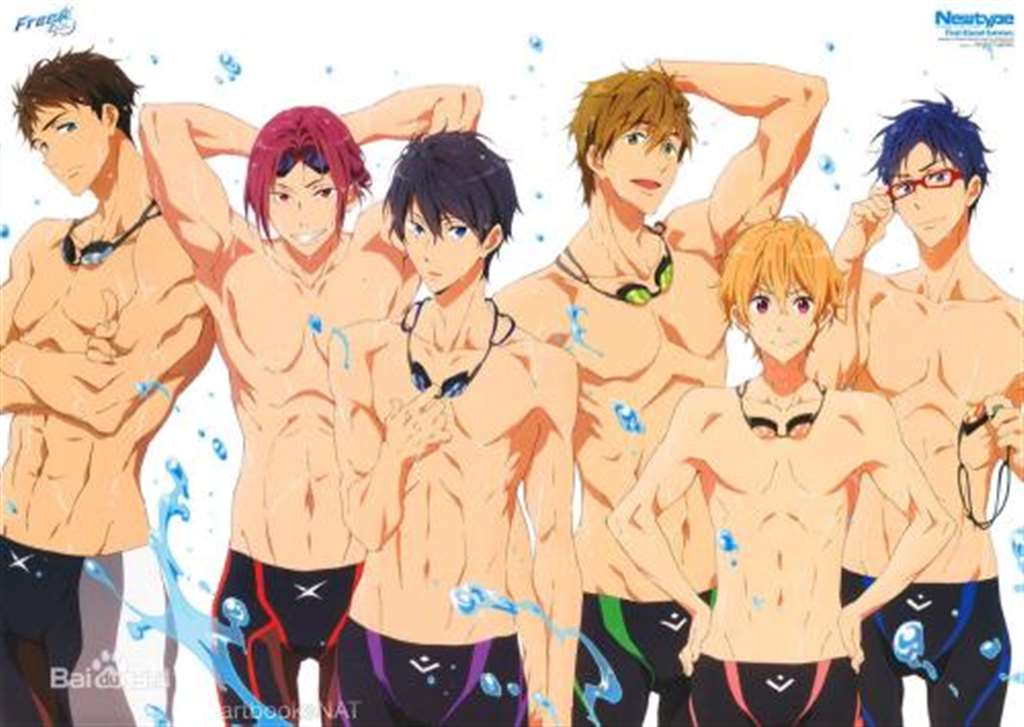 free!男子游泳部