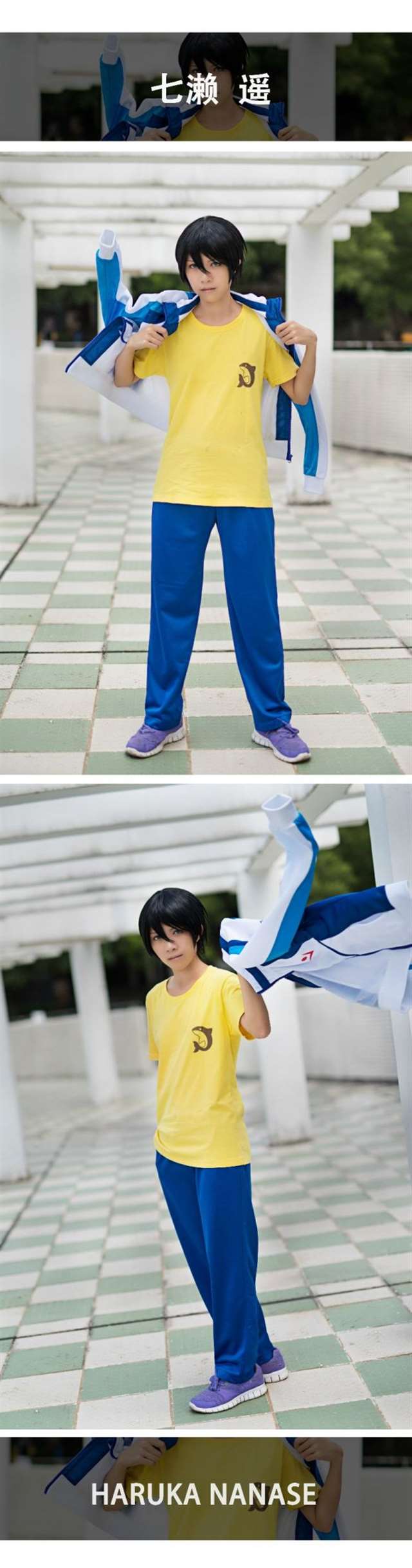 【cos正片】FREE! 橘真琴X七濑遥X松冈凛 好羞耻啊