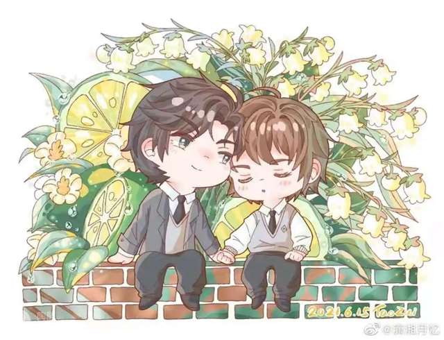 我喜欢你的信息素 路星辞&段嘉衍 原耽图集