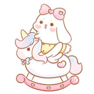 【喵小呜和兔小叽】阳光彩虹小白马