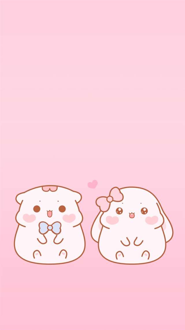 喵小呜和兔小叽微信朋友圈封面图