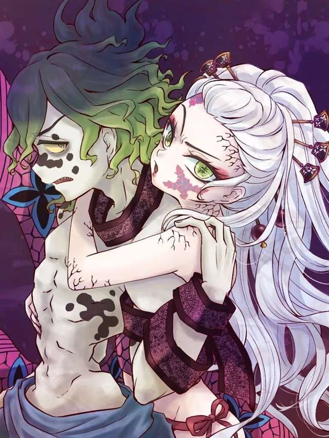 【鬼灭之刃】十二鬼月动漫插画