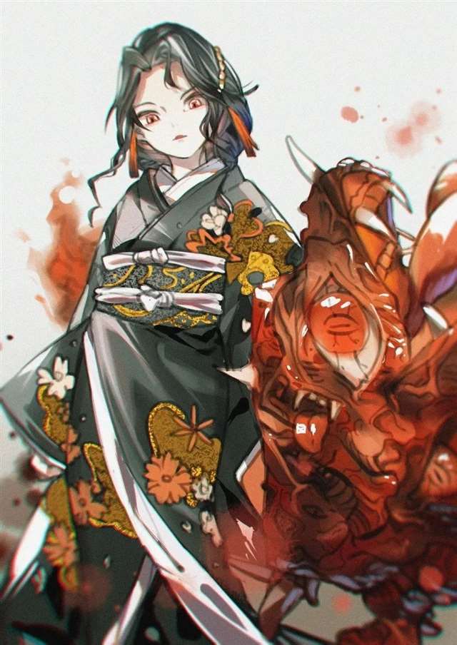 【鬼灭之刃】十二鬼月动漫插画