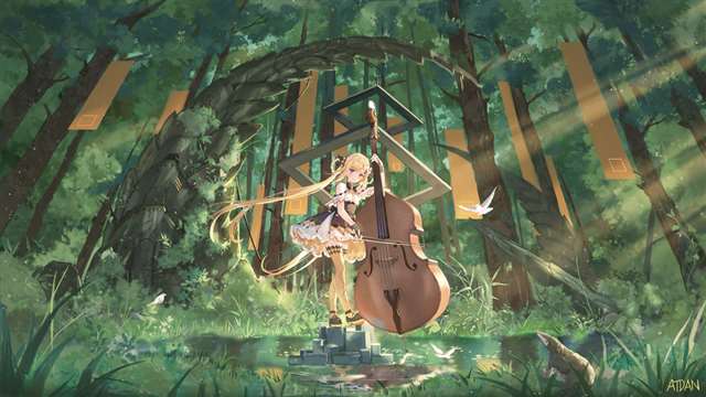 星尘 初音未来 虚拟歌姬&曲绘壁纸|