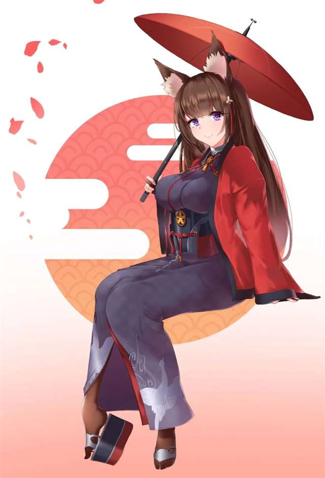 pixiv特辑|碧蓝航线-天城|姐姐|和服|病弱|腹黑|