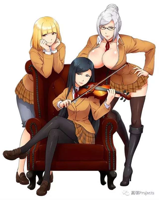 强气系御姐风格《监狱学园》 白木芽衣子壁纸图片