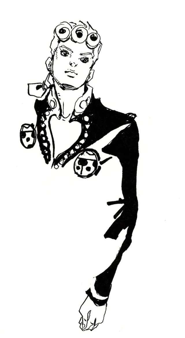 JOJO:荒木老师乔鲁诺的随笔画