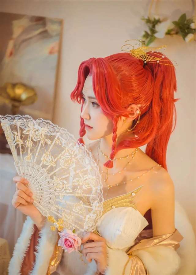 王者荣耀 Coser:@叁蒂 伽罗cos 绝美同人太华  