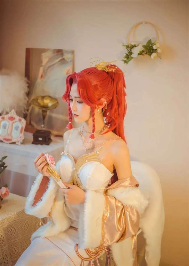 王者荣耀 Coser:@叁蒂 伽罗cos 绝美同人太华  