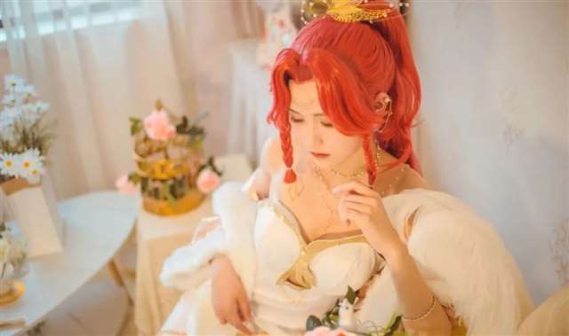 王者荣耀 Coser:@叁蒂 伽罗cos 绝美同人太华  