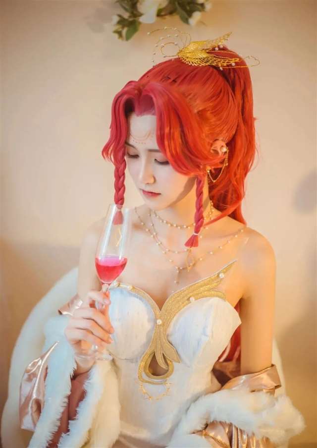 王者荣耀 Coser:@叁蒂 伽罗cos 绝美同人太华  