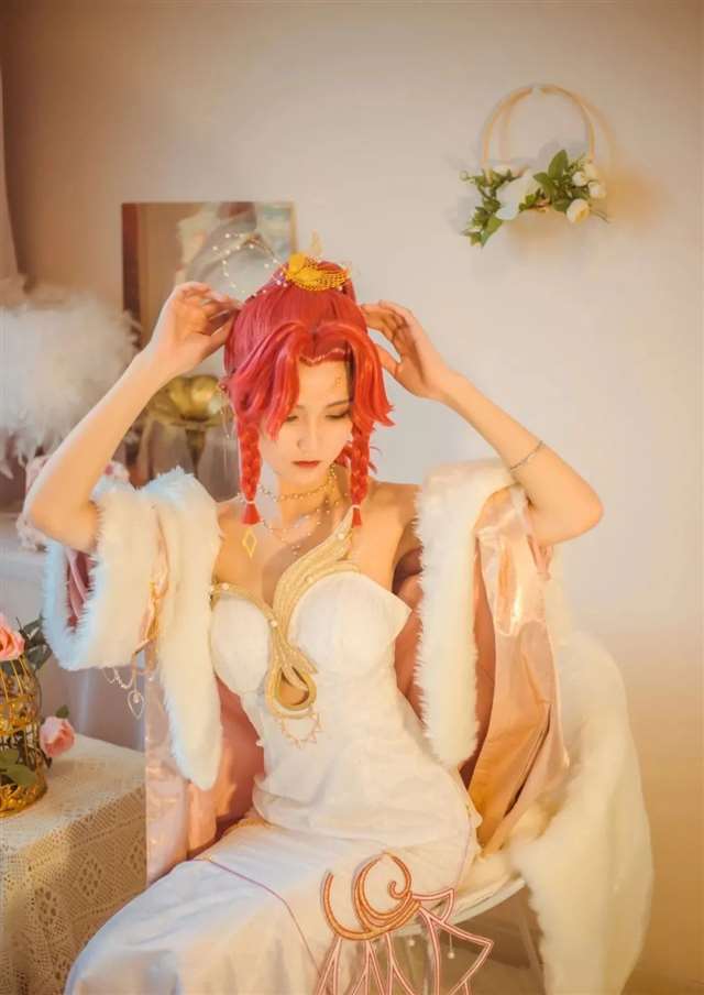 王者荣耀 Coser:@叁蒂 伽罗cos 绝美同人太华  